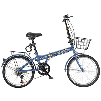 軽い折り畳み式自転車、20インチ、アルミ、キャリングバック付き 折りたたみ自転車 20インチ シマノ6段変速ギア 折畳み 自転車